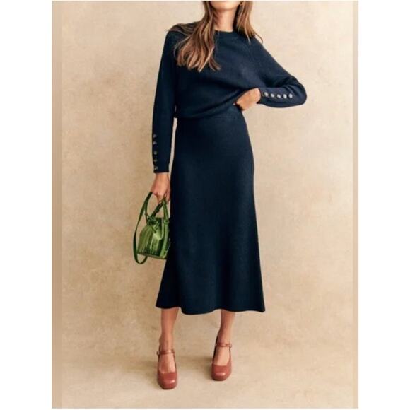 NWOT $158 BCBG MaxAzria Ingrid Skirt XS A-line Black Stretch Above